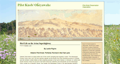 Desktop Screenshot of pilotknobpreservation.org